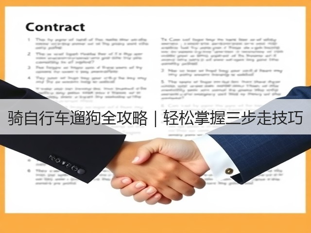 骑自行车遛狗全攻略|轻松掌握三步走技巧(图3) 骑自行车遛狗全攻略|轻松掌握三步走技巧(图3)