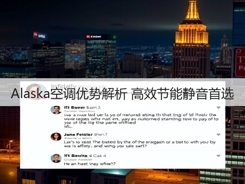 Alaska空调优势解析 高效节能静音首选