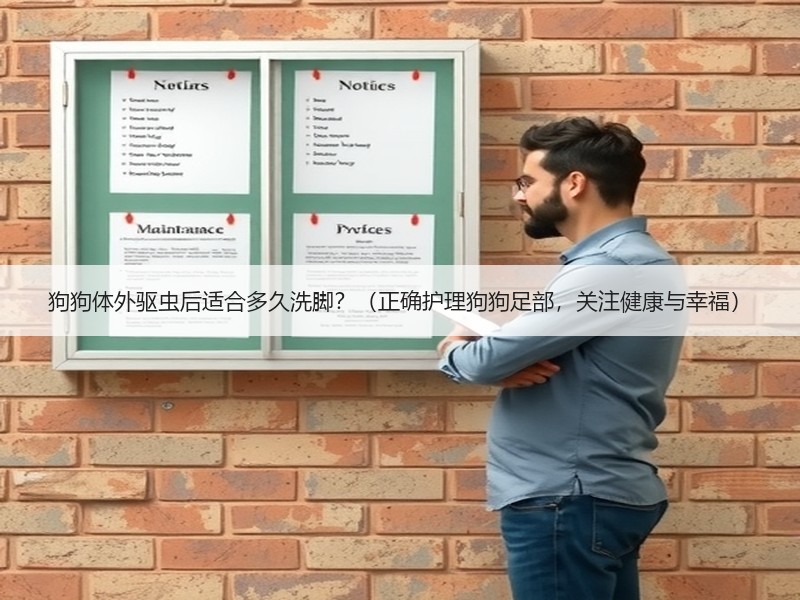 狗狗体外驱虫后适合多久洗脚？（正确护理狗狗足部，关注健康与幸福）