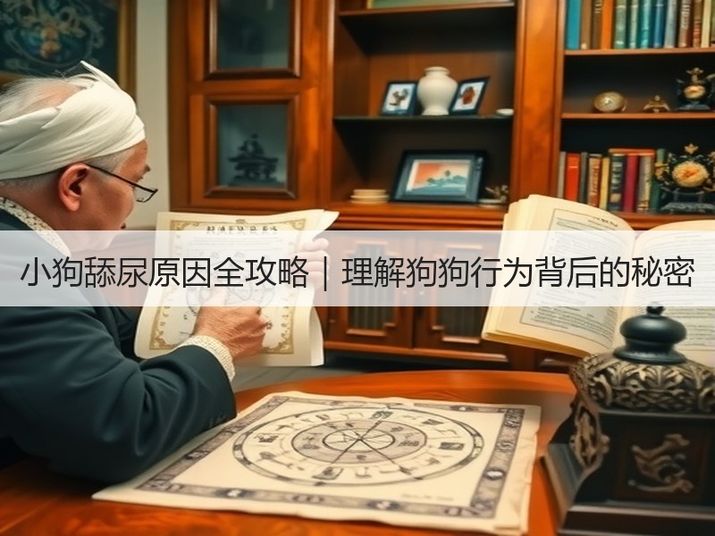 小狗舔尿原因全攻略｜理解狗狗行为背后的秘密