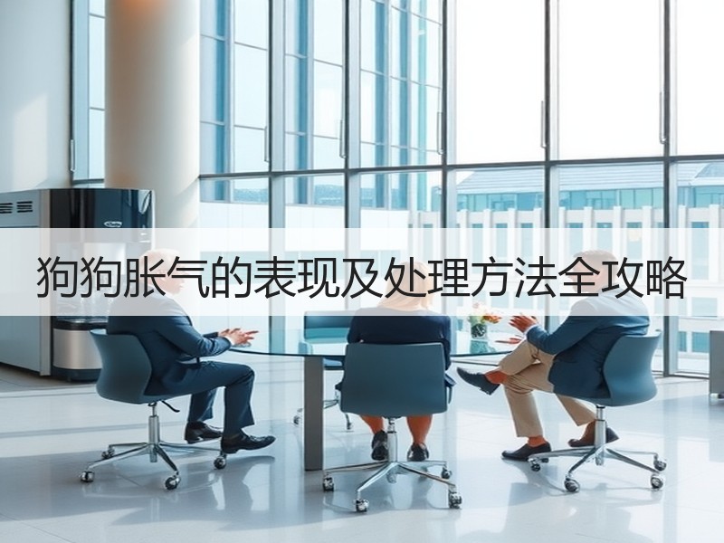 狗狗胀气的表现及处理方法全攻略