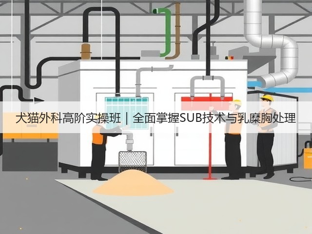 犬猫外科高阶实操班|全面掌握SUB技术与乳糜胸处理(图3) 犬猫外科高阶实操班|全面掌握SUB技术与乳糜胸处理(图3)