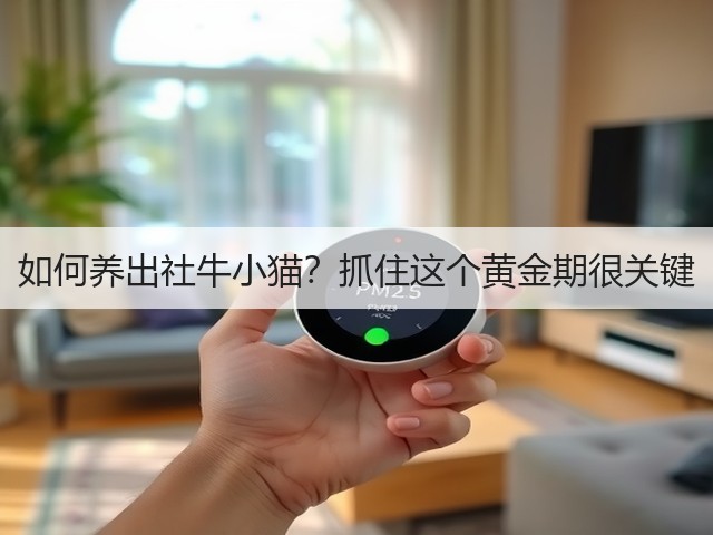 如何养出社牛小猫?抓住这个黄金期很关键(图1) 如何养出社牛小猫?抓住这个黄金期很关键(图1)