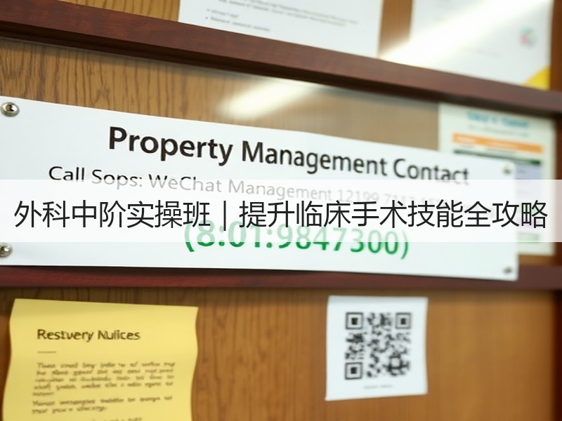 外科中阶实操班｜提升临床手术技能全攻略