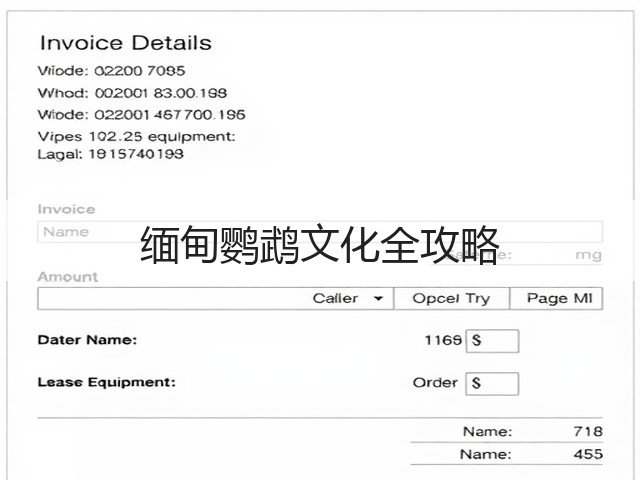 缅甸鹦鹉文化全攻略(图3) 缅甸鹦鹉文化全攻略(图3)