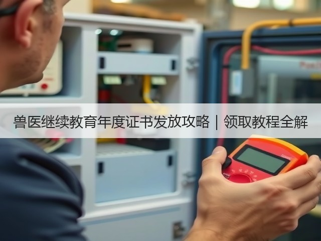 兽医继续教育年度证书发放攻略|领取教程全解(图1) 兽医继续教育年度证书发放攻略|领取教程全解(图1)