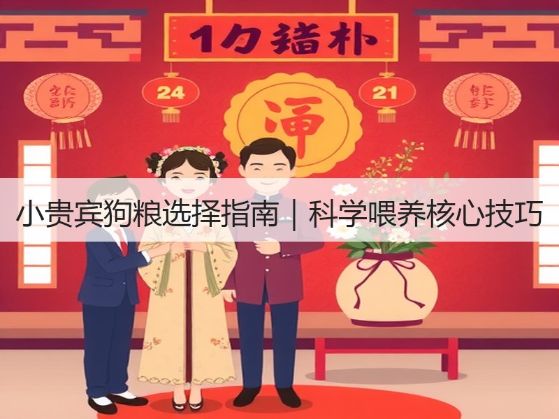 小贵宾狗粮选择指南｜科学喂养核心技巧