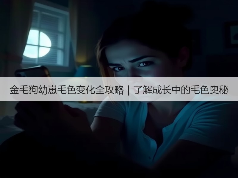 金毛狗幼崽毛色变化全攻略｜了解成长中的毛色奥秘