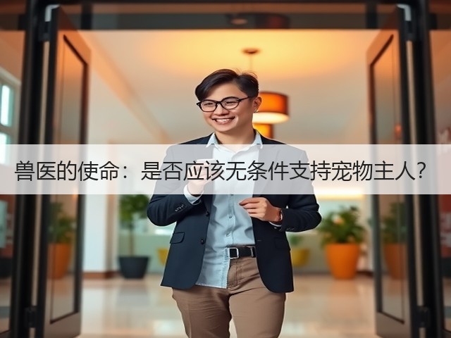 兽医的使命:是否应该无条件支持宠物主人?(图1) 兽医的使命:是否应该无条件支持宠物主人?(图1)