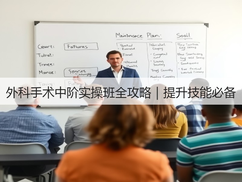 外科手术中阶实操班全攻略｜提升技能必备