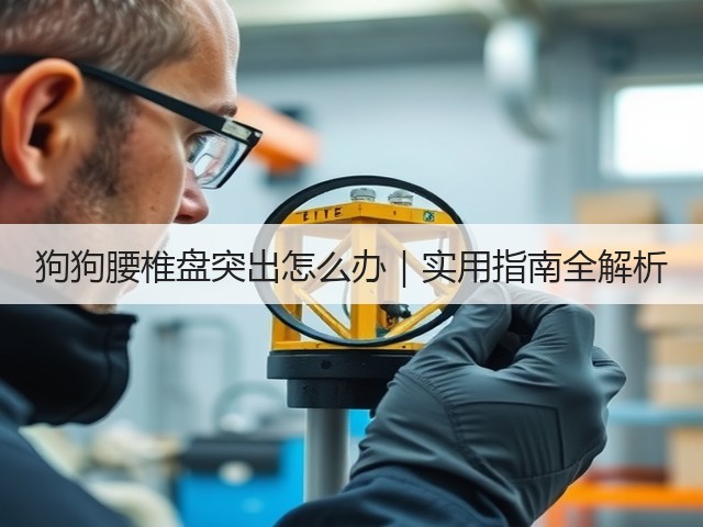 狗狗腰椎盘突出怎么办|实用指南全解析(图3) 狗狗腰椎盘突出怎么办|实用指南全解析(图3)
