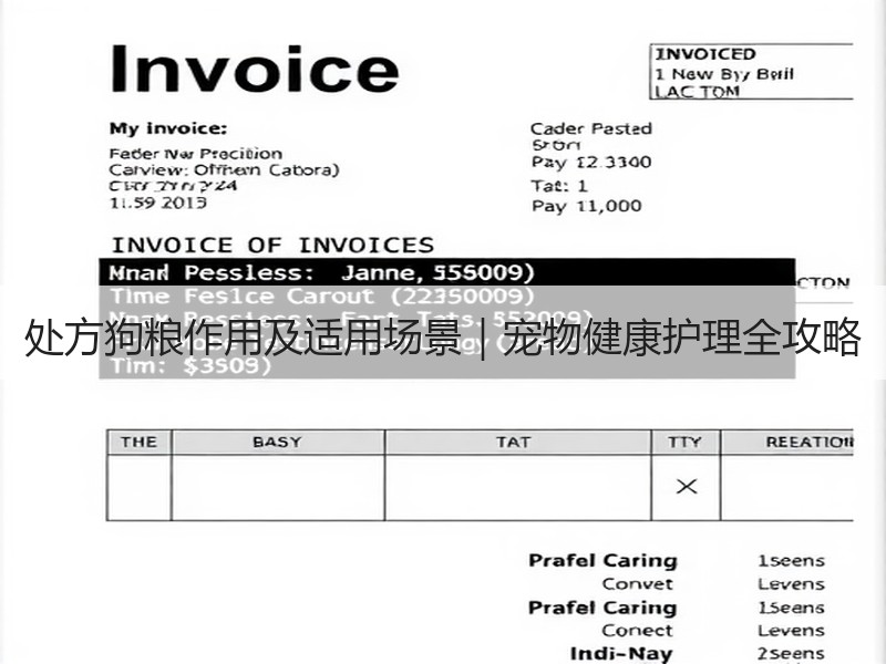 处方狗粮作用及适用场景｜宠物健康护理全攻略