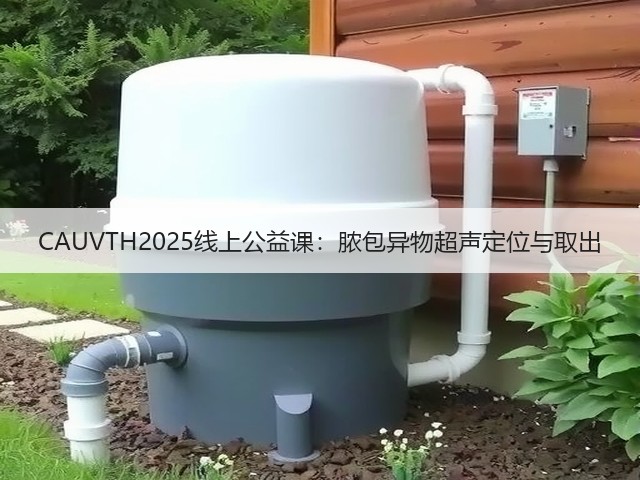 CAUVTH2025线上公益课:脓包异物超声定位与取出(图2) CAUVTH2025线上公益课:脓包异物超声定位与取出(图2)