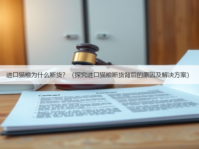 进口猫粮为什么断货?(探究进口猫粮断货背后的原因及解决方案)(图2) 进口猫粮为什么断货?(探究进口猫粮断货背后的原因及解决方案)(图2)