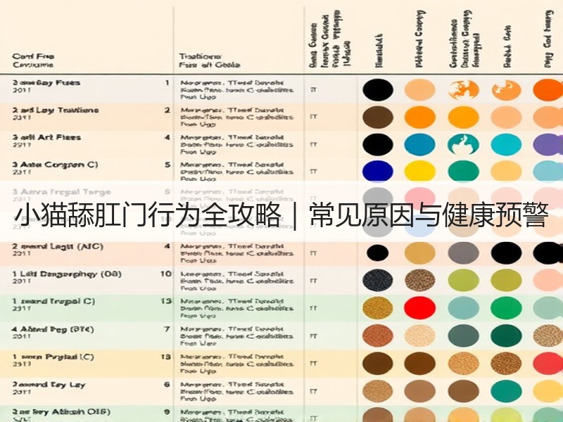 小猫舔肛门行为全攻略｜常见原因与健康预警