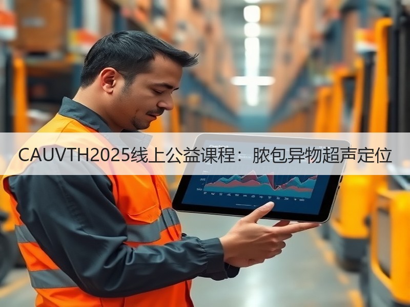 CAUVTH2025线上公益课程：脓包异物超声定位