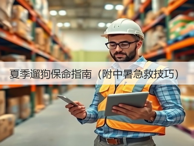 夏季遛狗保命指南(附中暑急救技巧)(图3) 夏季遛狗保命指南(附中暑急救技巧)(图3)