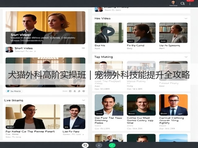 犬猫外科高阶实操班|宠物外科技能提升全攻略(图1) 犬猫外科高阶实操班|宠物外科技能提升全攻略(图1)