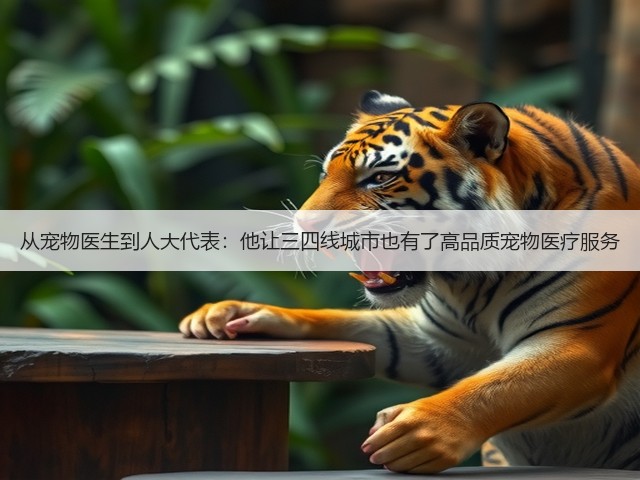 从宠物医生到人大代表:他让三四线城市也有了高品质宠物医疗服务(图1) 从宠物医生到人大代表:他让三四线城市也有了高品质宠物医疗服务(图1)