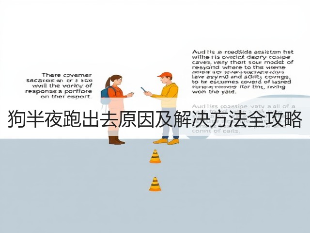 狗半夜跑出去原因及解决方法全攻略(图3) 狗半夜跑出去原因及解决方法全攻略(图3)