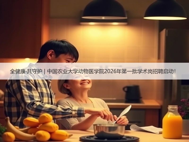 全健康·共守护 | 中国农业大学动物医学院2026年第一批学术岗招聘启动！
