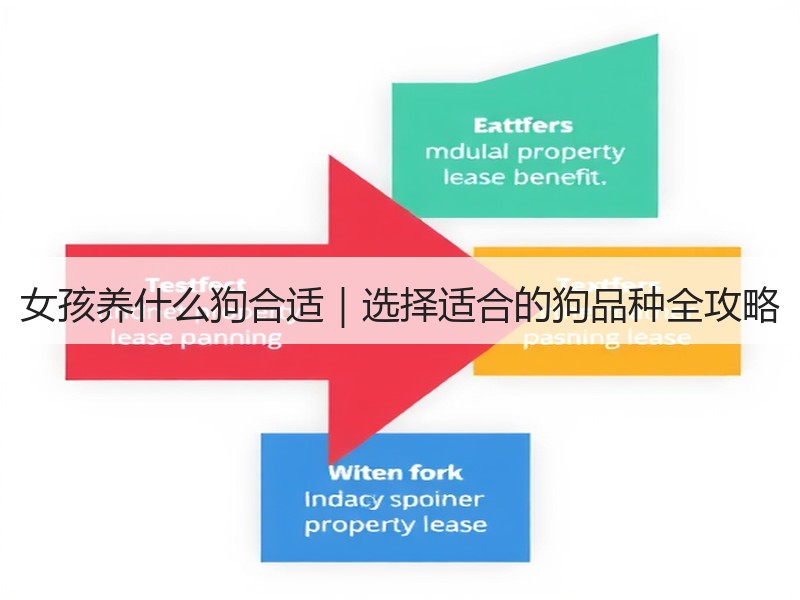 女孩养什么狗合适｜选择适合的狗品种全攻略