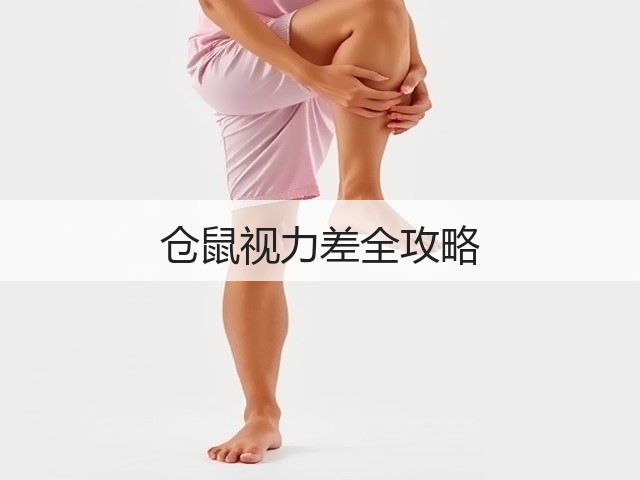 仓鼠视力差全攻略(图2) 仓鼠视力差全攻略(图2)