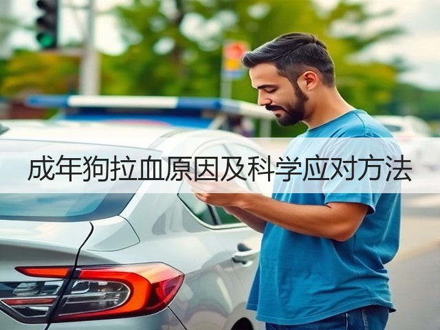 成年狗拉血原因及科学应对方法(图1)