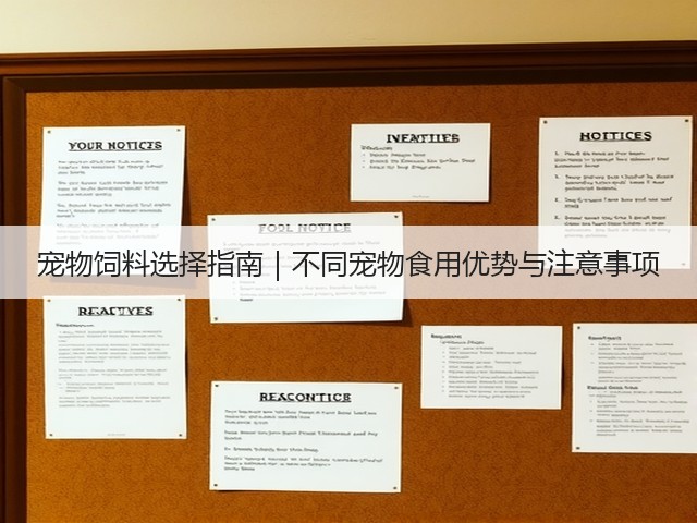 宠物饲料选择指南|不同宠物食用优势与注意事项(图1) 宠物饲料选择指南|不同宠物食用优势与注意事项(图1)