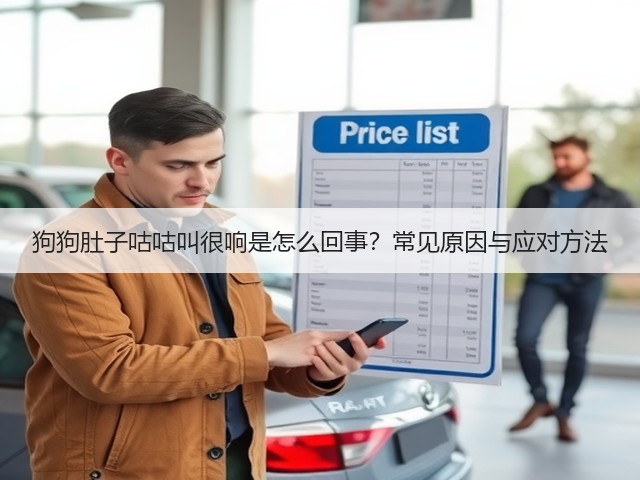 狗狗肚子咕咕叫很响是怎么回事?常见原因与应对方法(图3) 狗狗肚子咕咕叫很响是怎么回事?常见原因与应对方法(图3)