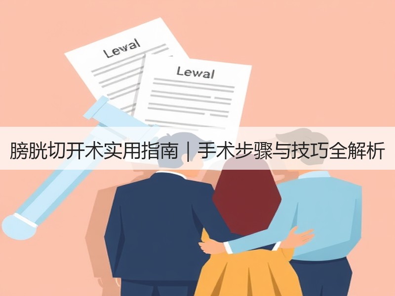 膀胱切开术实用指南｜手术步骤与技巧全解析