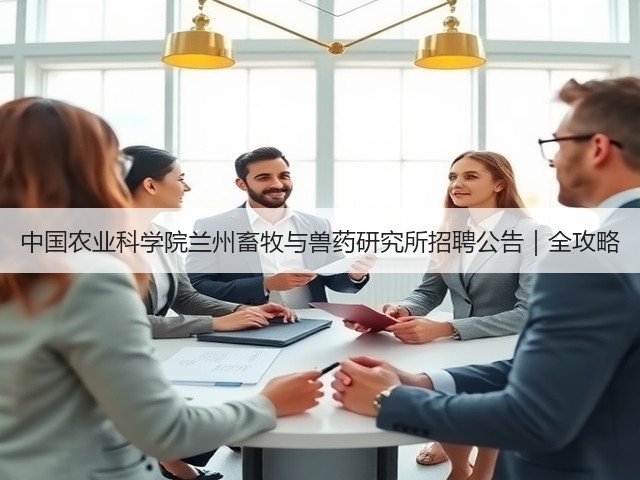 中国农业科学院兰州畜牧与兽药研究所招聘公告|全攻略(图3) 中国农业科学院兰州畜牧与兽药研究所招聘公告|全攻略(图3)
