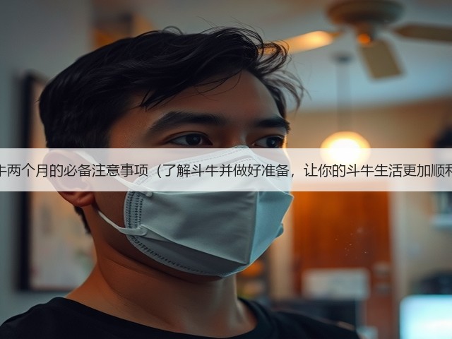 斗牛两个月的必备注意事项(了解斗牛并做好准备,让你的斗牛生活更加顺利)(图3) 斗牛两个月的必备注意事项(了解斗牛并做好准备,让你的斗牛生活更加顺利)(图3)