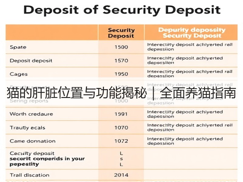 猫的肝脏位置与功能揭秘｜全面养猫指南
