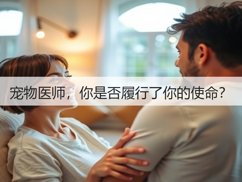 宠物医师，你是否履行了你的使命？