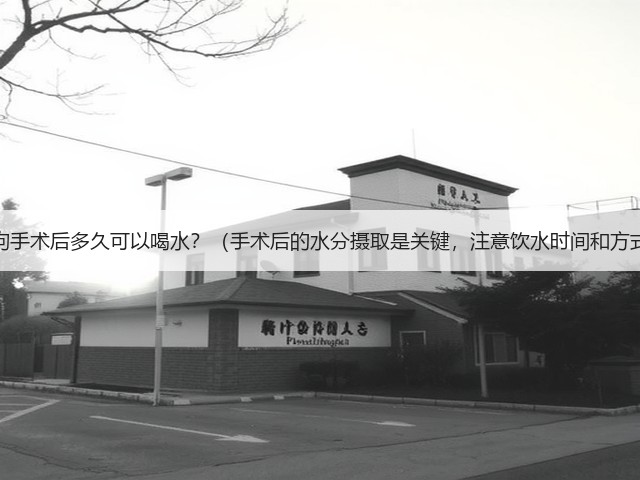 小狗手术后多久可以喝水?(手术后的水分摄取是关键,注意饮水时间和方式)(图2) 小狗手术后多久可以喝水?(手术后的水分摄取是关键,注意饮水时间和方式)(图2)