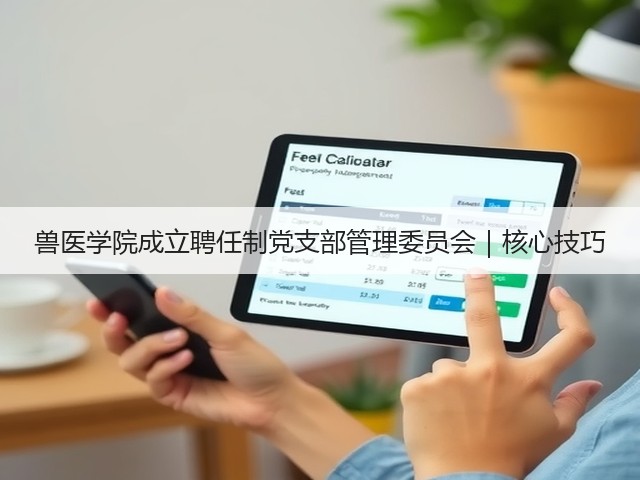 兽医学院成立聘任制党支部管理委员会|核心技巧(图3) 兽医学院成立聘任制党支部管理委员会|核心技巧(图3)