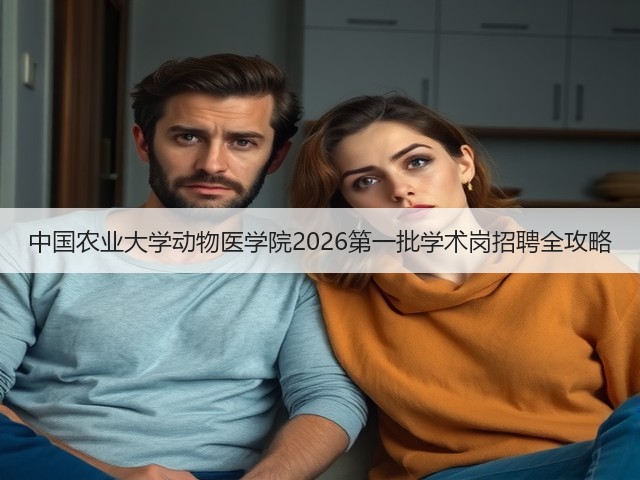 中国农业大学动物医学院2026第一批学术岗招聘全攻略(图2) 中国农业大学动物医学院2026第一批学术岗招聘全攻略(图2)