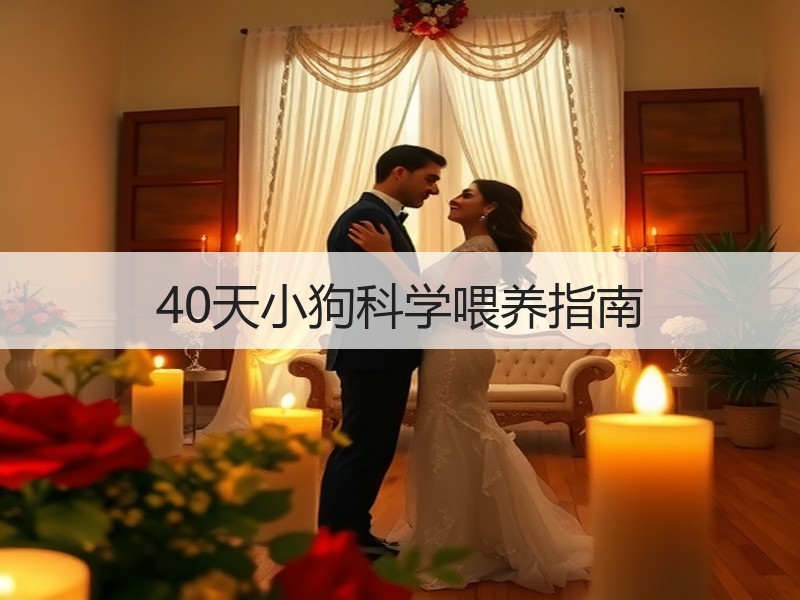 40天小狗科学喂养指南
