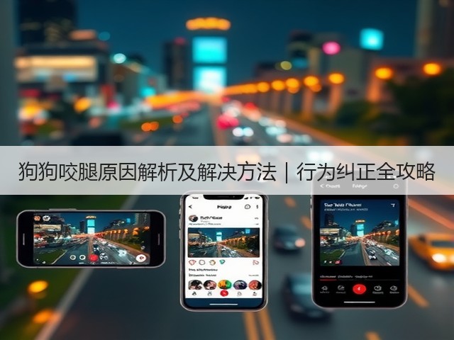 狗狗咬腿原因解析及解决方法|行为纠正全攻略(图3) 狗狗咬腿原因解析及解决方法|行为纠正全攻略(图3)