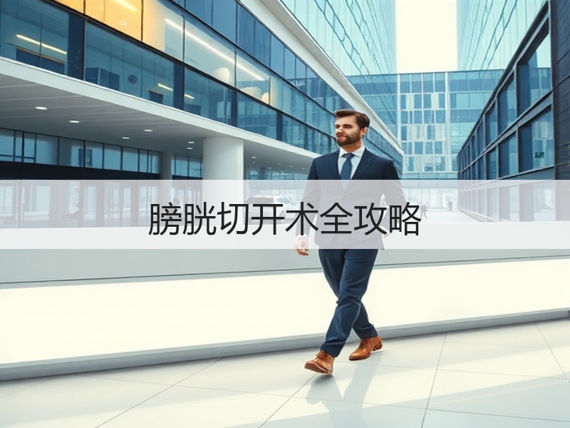 膀胱切开术全攻略
