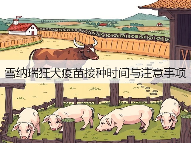 雪纳瑞狂犬疫苗接种时间与注意事项(图2)