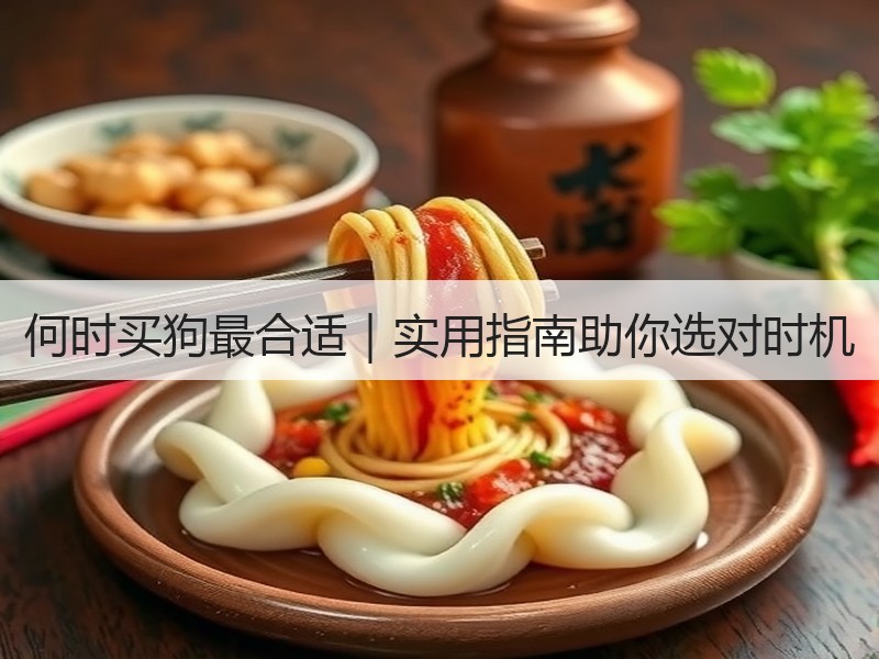 何时买狗最合适｜实用指南助你选对时机