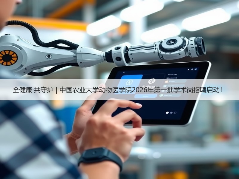 全健康·共守护 | 中国农业大学动物医学院2026年第一批学术岗招聘启动！