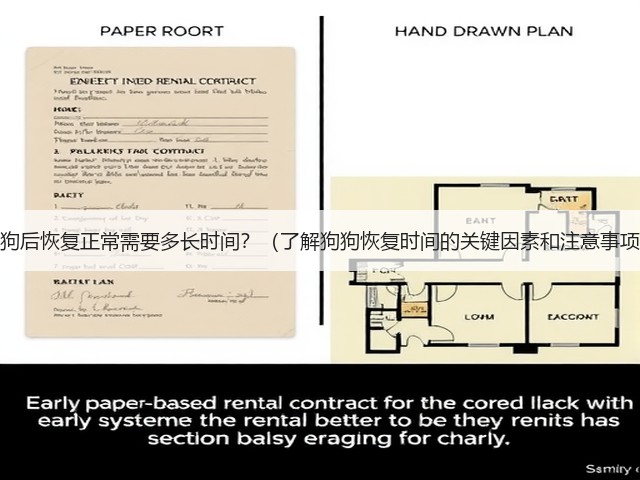狗狗后恢复正常需要多长时间?(了解狗狗恢复时间的关键因素和注意事项)(图1) 狗狗后恢复正常需要多长时间?(了解狗狗恢复时间的关键因素和注意事项)(图1)