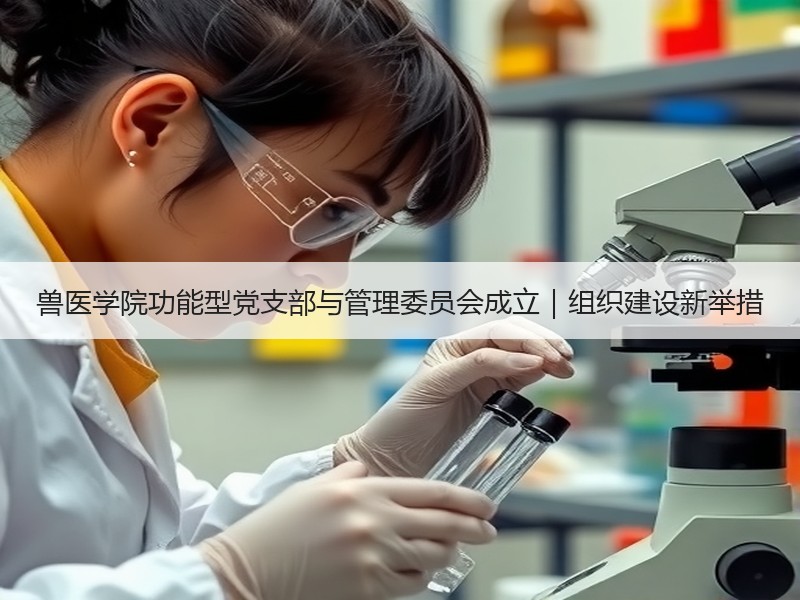 兽医学院功能型党支部与管理委员会成立｜组织建设新举措