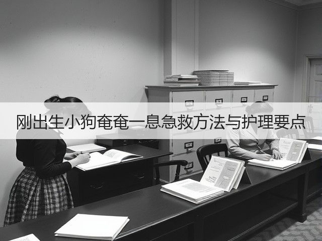 刚出生小狗奄奄一息急救方法与护理要点(图1)
