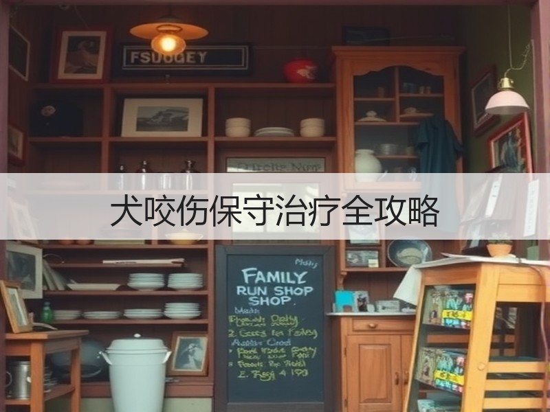 犬咬伤保守治疗全攻略