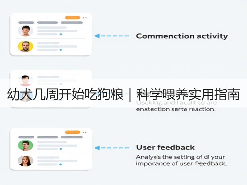 幼犬几周开始吃狗粮｜科学喂养实用指南
