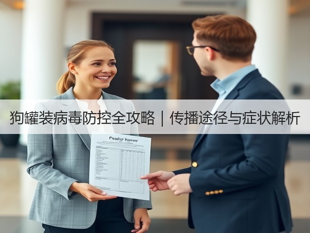 狗罐装病毒防控全攻略｜传播途径与症状解析(图1)